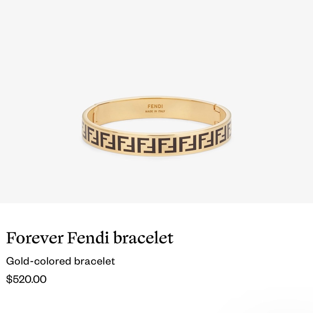 FENDI BRACELET GOOD CONDITION. Worn a fair amount of time for 3 years.